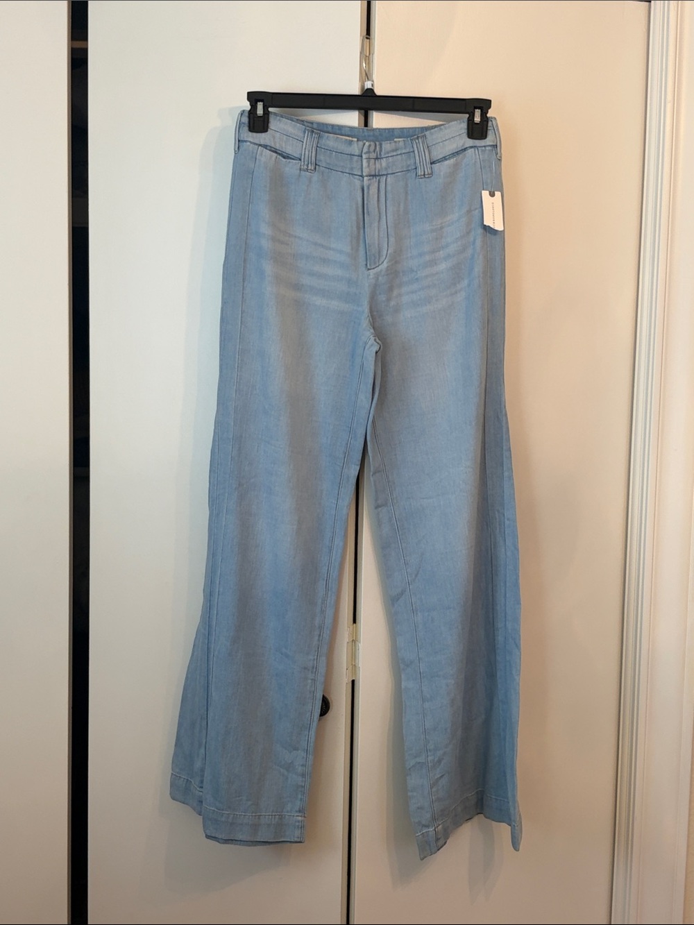 Anthropologie Light Blue Wide-Leg Jeans